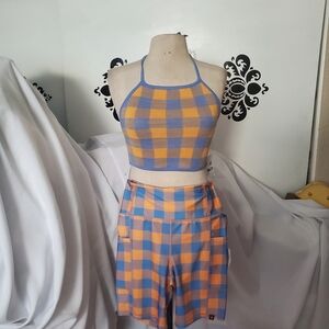 Body Glove Blue and Orange Cargo Shorts